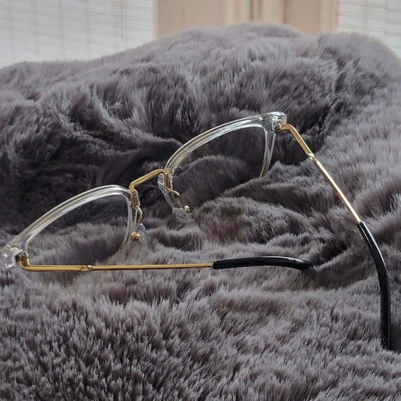 Horn Frame * UV & Blue Light Blocking * Rimmed * Glasses - Picture 6 of 6